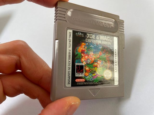 Joe & Mac Caveman Ninja Nintendo Game Boy Gb Ita D