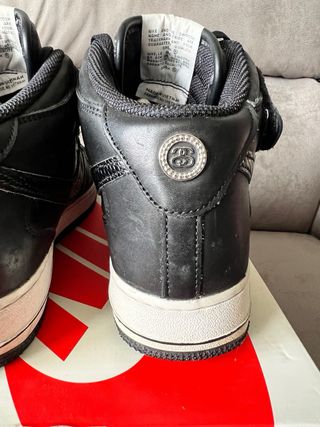 Nike Air Force 1 Mid x Stussy Negro