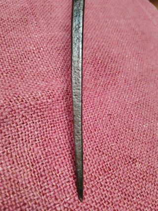 Aguja grande antigua de zapatero forja 