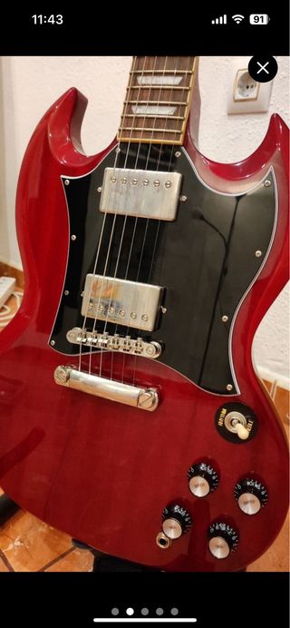 Epiphone SG Standard Roja
