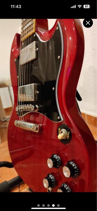 Epiphone SG Standard Roja