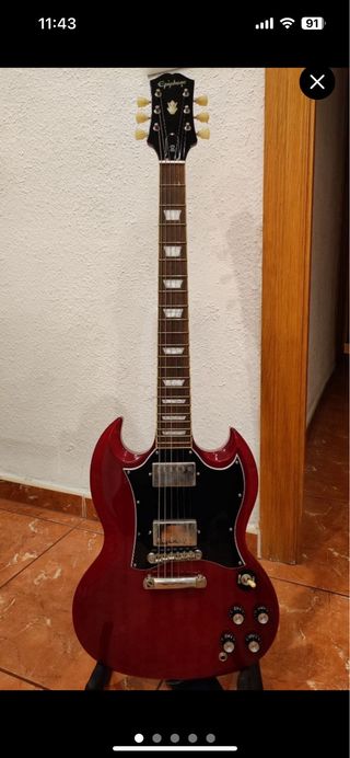 Epiphone SG Standard Roja