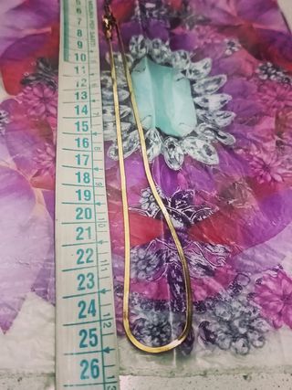 Collana Snake dorata in S.Steel