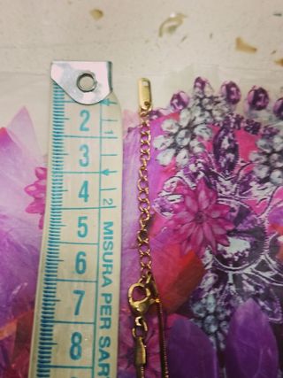 Collana Snake dorata in S.Steel