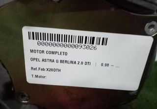 Motor completo opel x20dth astra g berlina 93026