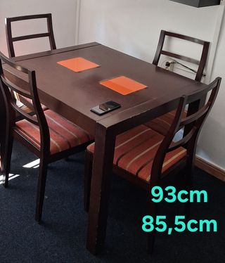Mesa de comedor extensible madera