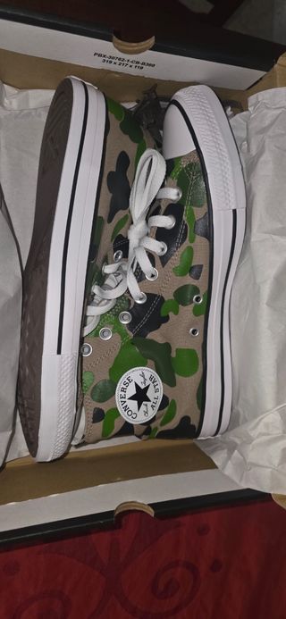 Zapatillas Converse Camuflaje Beige/Verde