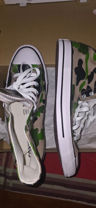 Zapatillas Converse Camuflaje Beige/Verde