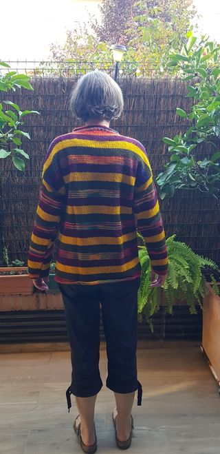 Jersey de lana 100% multicolor