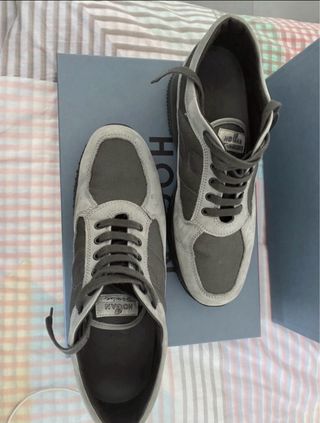 Hogan Scarpe Uomo Taglia 43 Grigie