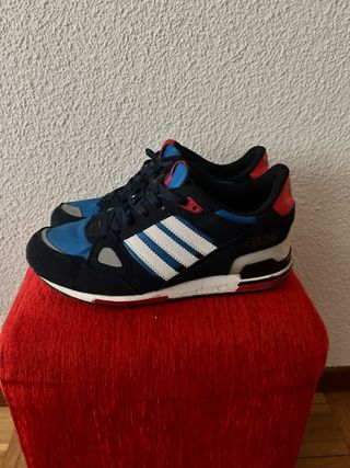 Zapatillas Adidas ZX 750 Azul/Rojo
