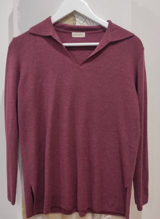 Jersey Escorpio Granate Lana Amplio
