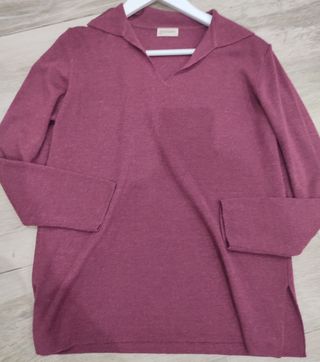 Jersey Escorpio Granate Lana Amplio