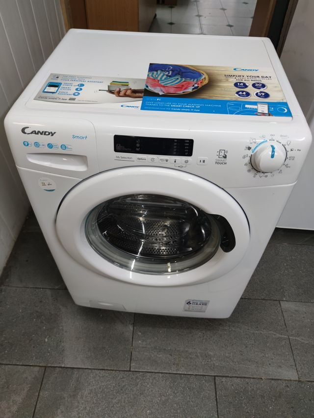 Lavadora Candy 85x60cm 9KG A+++ con Garantía 