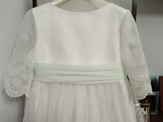 Traje de Comunión Blanco con Lazos