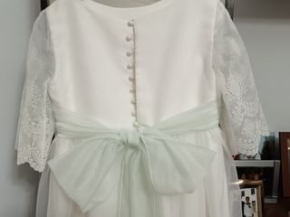 Traje de Comunión Blanco con Lazos