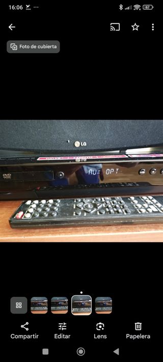 Home Cinema LG 5.1 DVD/CD, HDMI,USB  FM, Aux Óptic