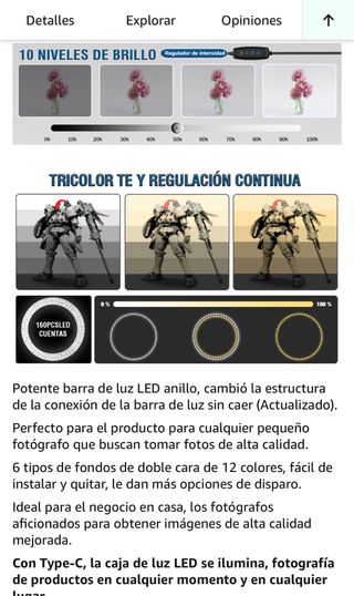 Caja de luz para fotografía profesional 