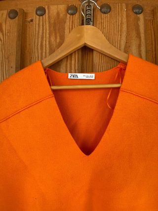 Chaleco Zara Naranja Talla Única