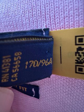 Polo Ralph Lauren Chica Talla L Rosa