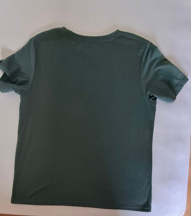 Camiseta SHEIN Corazón Leopardo Talla L