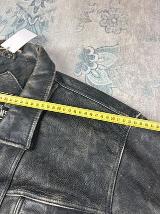 Chaqueta Cuero Vintage Guess x George Marciano