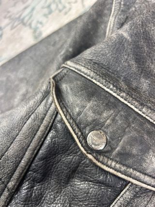 Chaqueta Cuero Vintage Guess x George Marciano