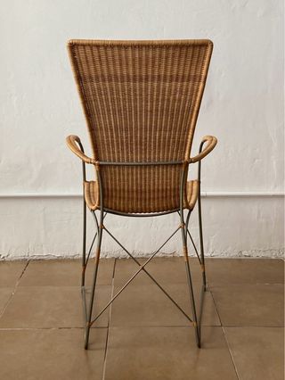 Silla mimbre diseño japonés