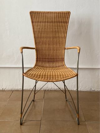 Silla mimbre diseño japonés