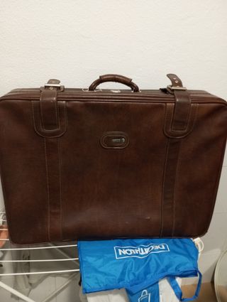 2 Maletas de Cuero Grandes para viajes.. Vintage..