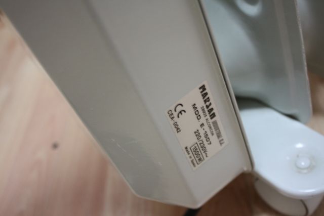 RADIADOR DE ACEITE MARSAN E-1507 1500W 6 ELEMENTOS