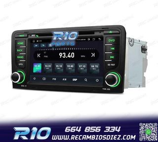 RADIO GPS ANDROID 12 AUDI A3 8P 8PA USB GPS TACTIL HD OCTA-C