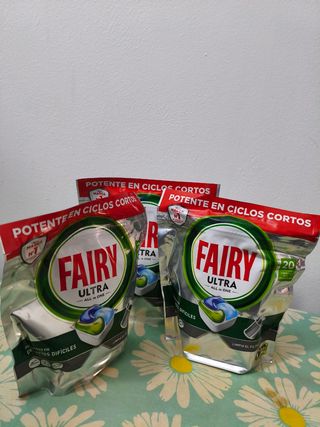 Pastillas Lavavajillas Fairy Ultra (20uds)
3-pack 