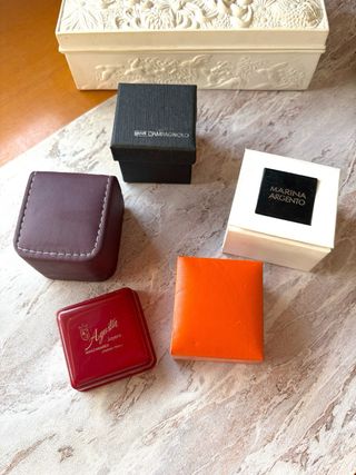 LOTE 5 CAJAS PARA JOYAS PEQUEÑAS