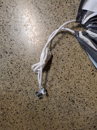 Hamaca IKEA HAMNÖN Antracita/Blanco