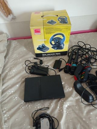 PlayStation 2 Slim Negra + Extras