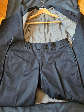 Traje Zara Negro Hombre