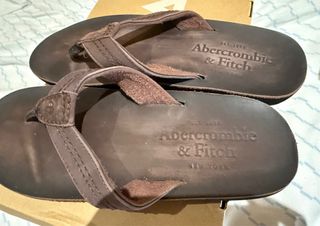 Sandalias de cuero Abercrombie & Fitch