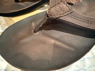 Sandalias de cuero Abercrombie & Fitch