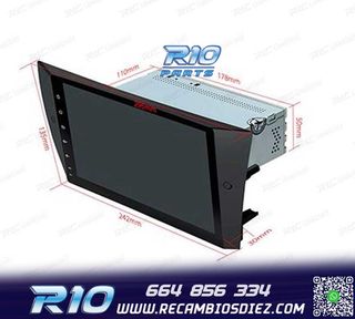 RADIO GPS ANDROID 14 PARA BMW E90 E91 E92 E93 PANTALLA 9" TA