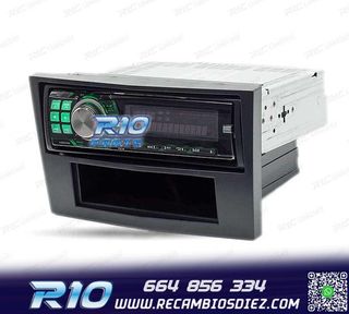 MARCO NEGRO RADIO 1-DIN PARA OPEL ASTRA H DAEWOO CORSA D ZAF