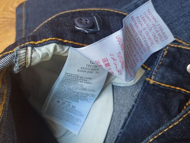 Vaqueros Levi's 510 Skinny Elásticos T.12
