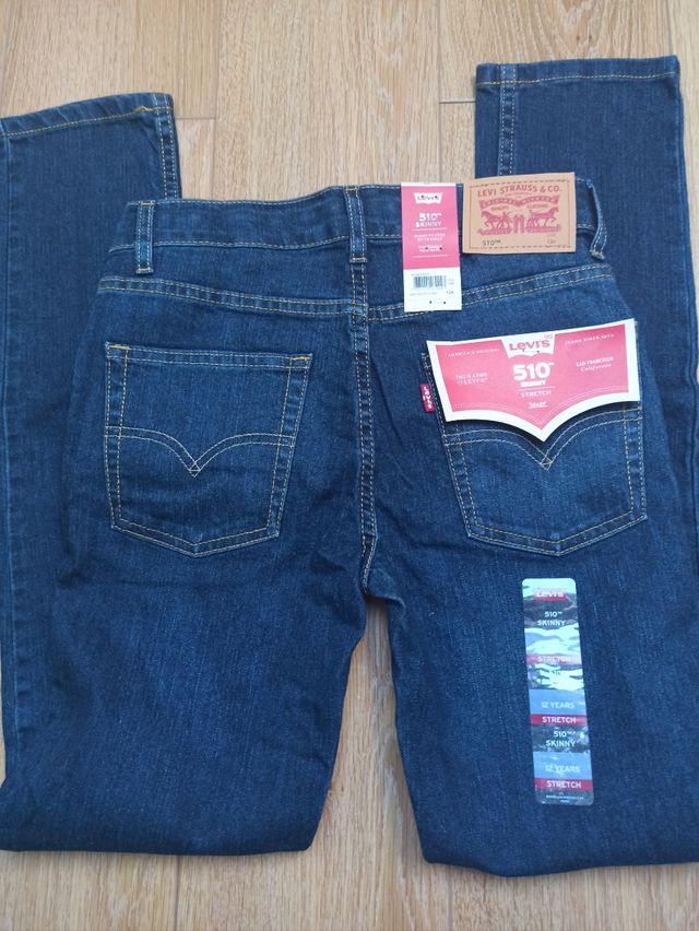 Vaqueros Levi's 510 Skinny Elásticos T.12