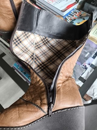 Botas Alpe piel marrones altas