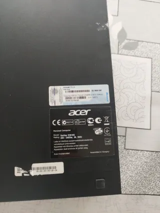 Ordenador Sobremesa Acer Negro