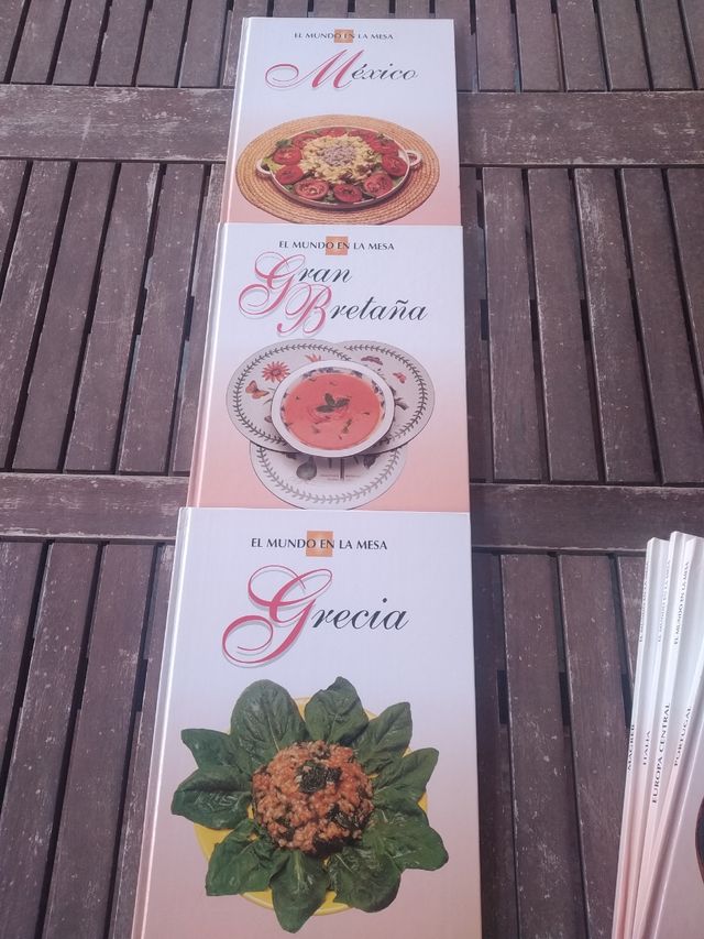 Lote de 7 libros Cocina internacional 