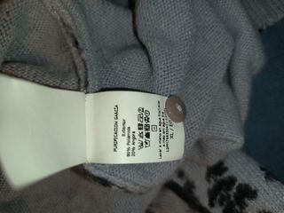 Rebeca clásica estampada manga francesa