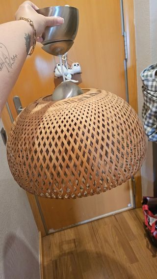 Lámpara de techo bambú Ikea