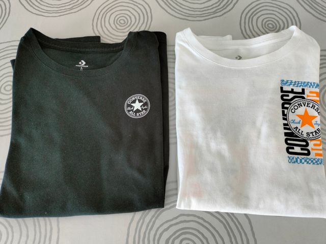 Lote 2 Camisetas Converse Niño Talla L