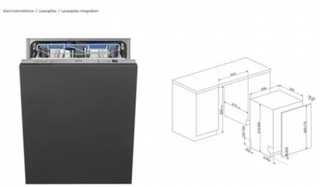 Lavavajillas integrable Smeg STL67336L